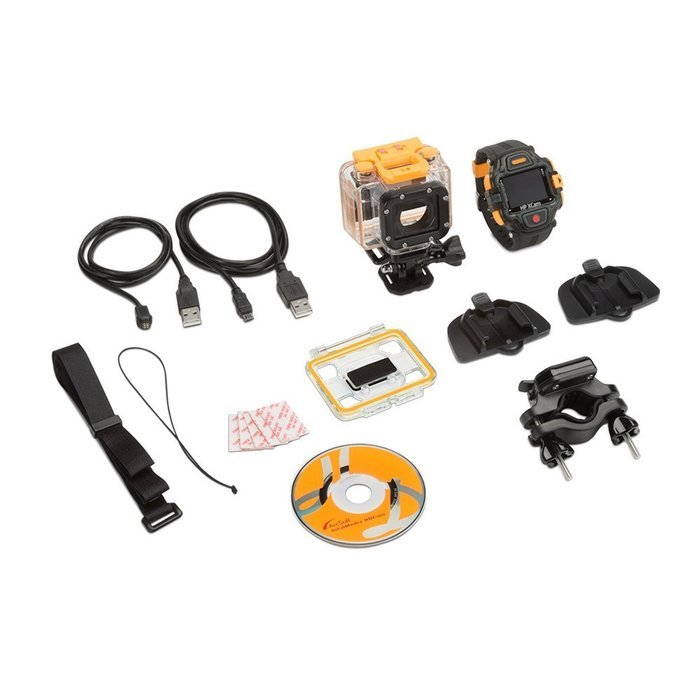 HP ac300w Full HD 1080p Action Camera w/ Wrist Watch remote control (Discontinued by Manufacturer) N5