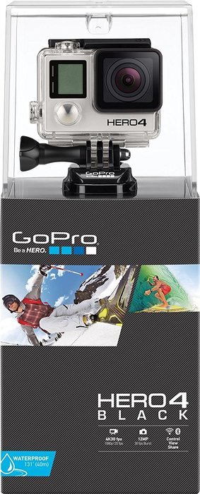GoPro HD Hero4 Black Edition - International Version (No Warranty)