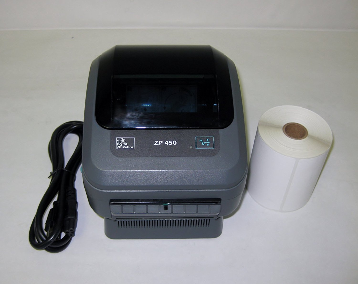 Zebra Zp450 Thermal Label Printer Bundle 1000 Labels Included Free Image Download 0974