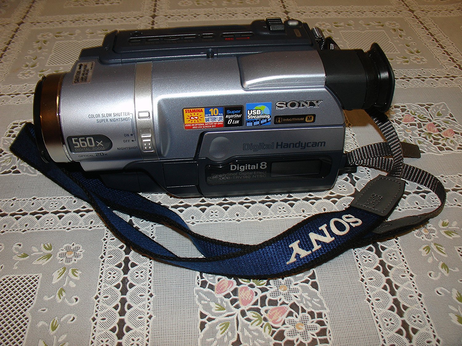 Sony handycam digital 8 camcorder dcr trv140 transfer 8mm tape to
