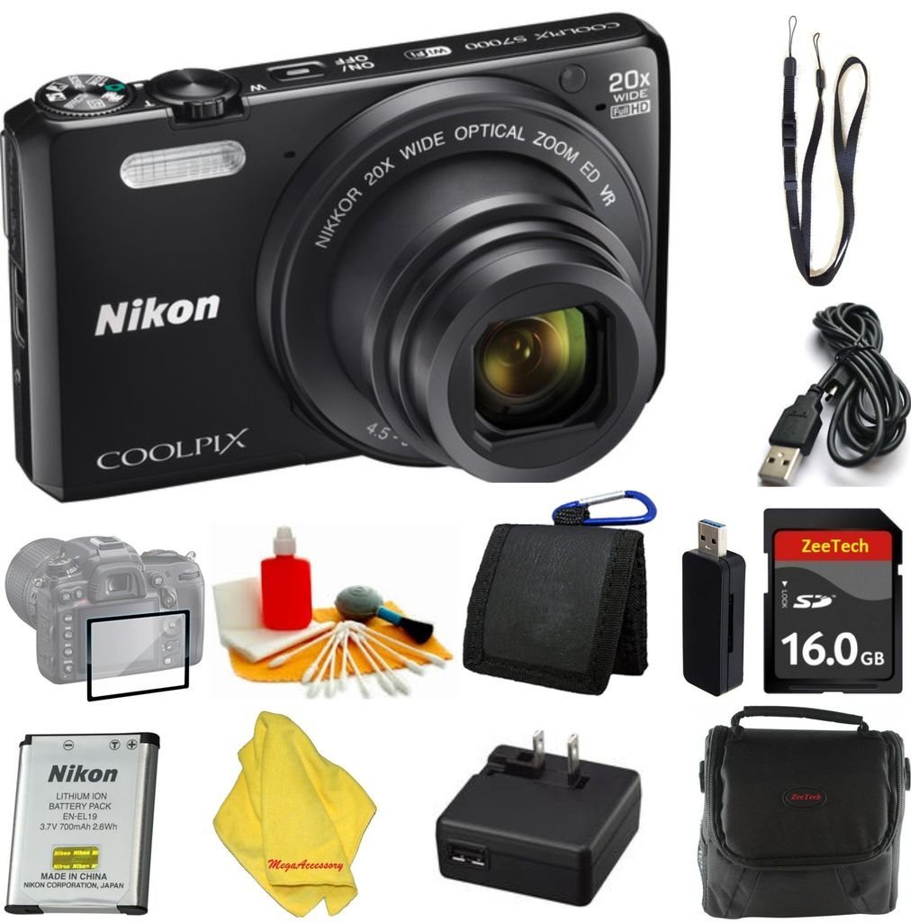 Nikon Coolpix S7000 16 MP Digital Camera With 20x Optical Image ...