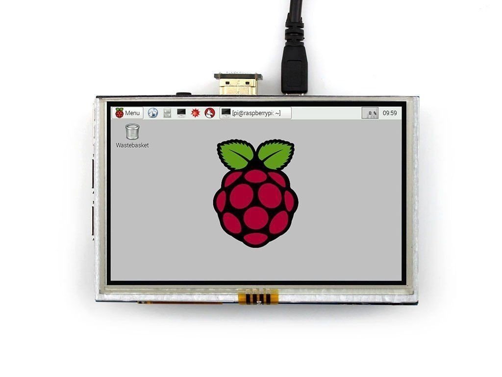 Waveshare Raspberry Pi LCD Display Module 5inch 800*480 TFT Resistive ...