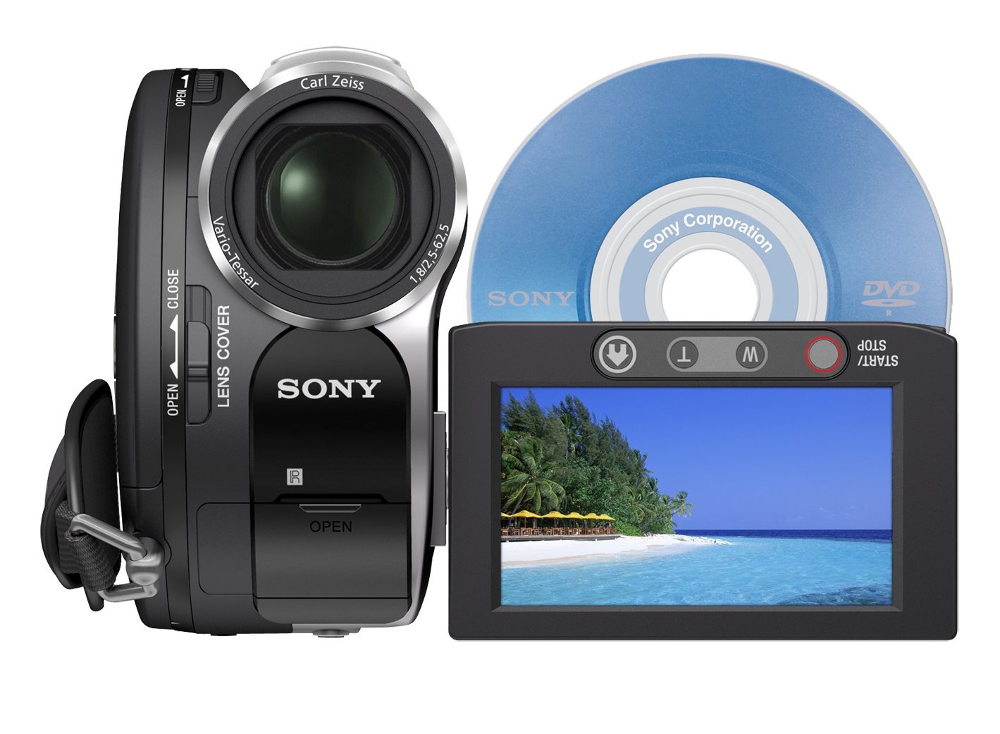 Sony DCRDVD308 1MP DVD Handycam Camcorder with 25x Optical Zoom