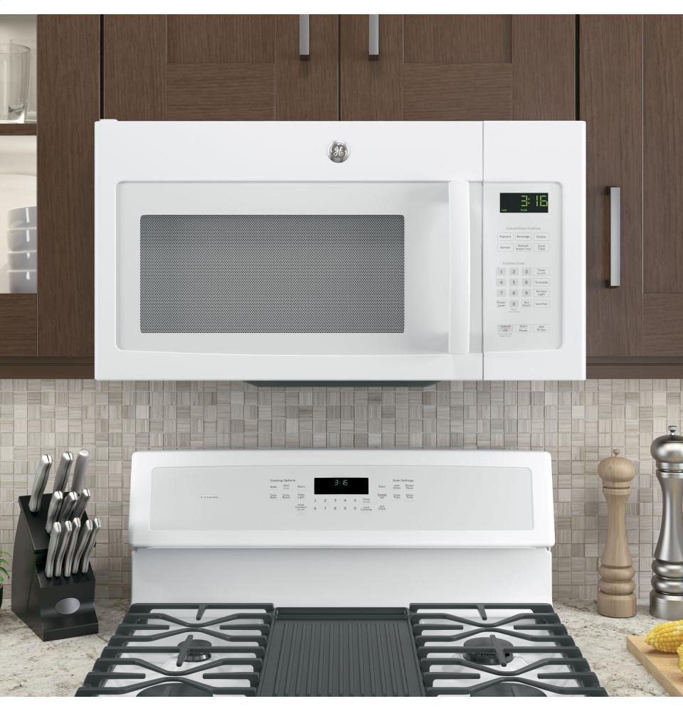 GE JNM3163DJWW 1.6 Cu. Ft. White Over-the-Range Microwave N4 free image ...