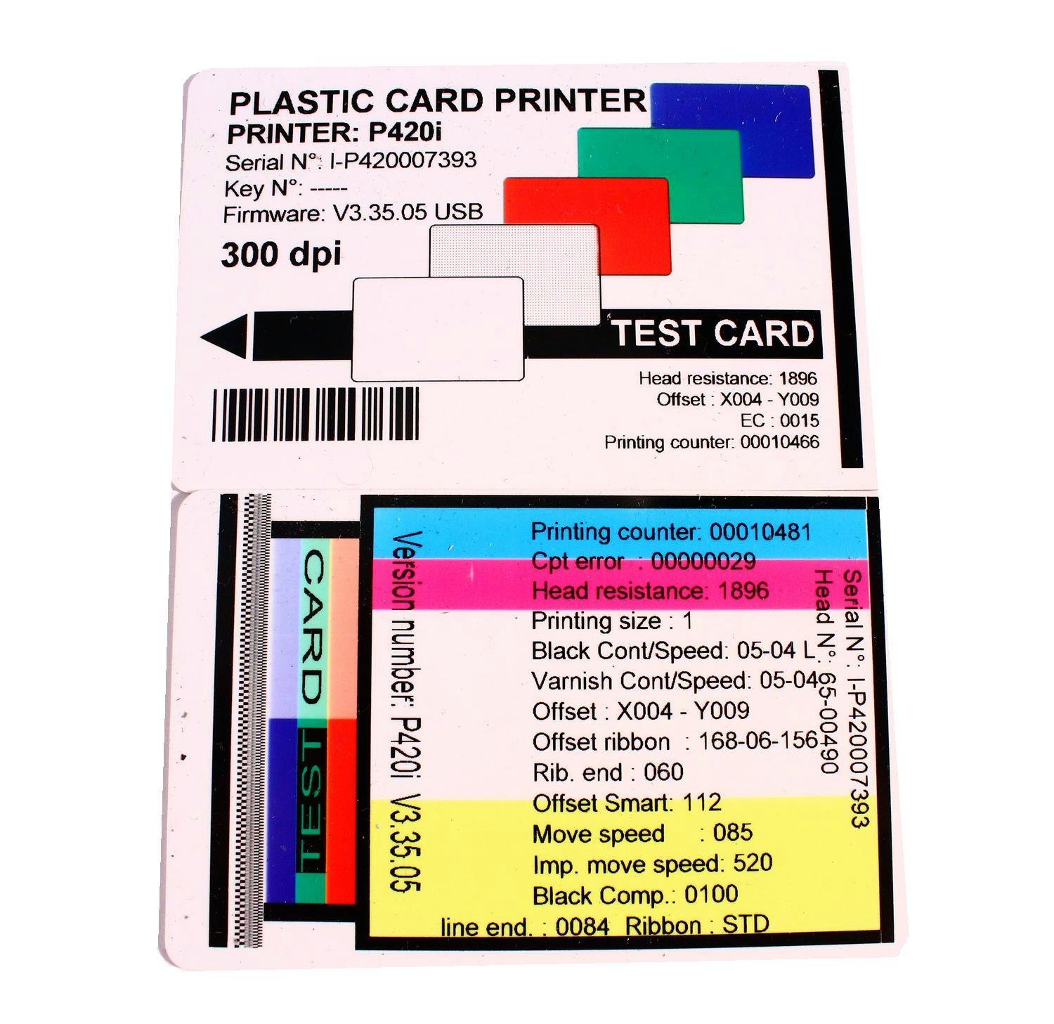 Zebra P420i Double Sided Color Id Card Printer P420i 0000u Usbparallel 300dpi 4mb N3 Free 5303