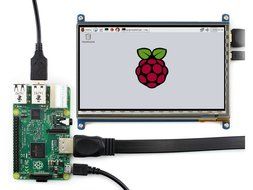 7 inch 1024600 Capacitive Touch Screen LCD Display HDMI Interface Custom Raspbian Angstrom...