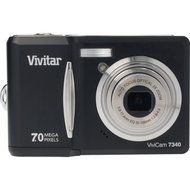 Vivitar 7.0MP Camera With 3x Optical Zoom And 2.4" LCD - Black