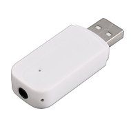 Storite USB Bluetooth Stereo Music Receiver 3.5Mm Adapter Dongle For Speakers Car Mp3- White N3