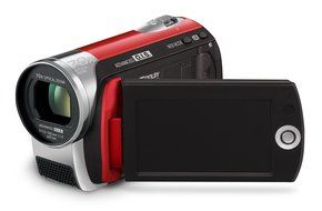 Panasonic SDR-S26 SD Card Standard Definition PAL Camcorder (Red)