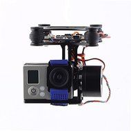 RioRand&reg; DJI Phantom Brushless Camera Gimbal w/Motors &amp;Controller for Aerial movie(BLACK) N6