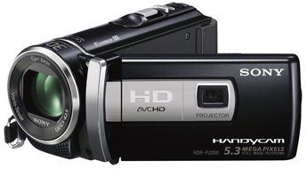 Sony HDR-PJ200E Full HD PAL Camcorder, 1920x1080 / 60i Recording, 5.3 Megapixel, 25x Optical Zoom, 2.7&quot; Touch... N4