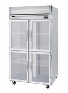 Beverage-Air HFP2-1HG Horizon Series 2 Section Glass Half Door Reach-In Freezer