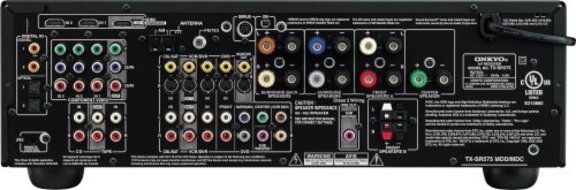 Onkyo TX-SR575 7.1 Channel Home Theater Receiver (Black) N2