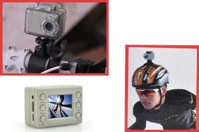 Full HD 1080P Sports Action Camcorder "Amphibious" - 1.5 Inch TFT, Waterproof Case, 5.0 Mega CMOS Sensor N4