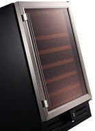 Smith &amp; Hanks 46 Bottle Single Zone Under Counter Wine Refrigerator, 24" Width, Stainless Steel Door, Built-In... N2