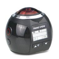 Fxexblin Waterproof Wireless 4K 360 Degree Action Panoramic Camera Sports Action VR 3D Panorama Camera with WiFi... N10