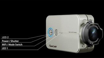 Crazepony RunCam 2 FPV Sport Camera 1080P 60fps HD Mini Action Dash Cam Mobius Built-in WIFI(Orange) N5