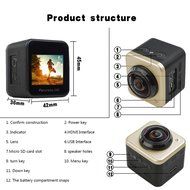 Coolbiz CUBE360S Ultra HD Wifi Action Camera 1080P 360degree Panoramic VR Video Sport Camera Mini Camcorders Helmet... N3