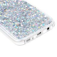 Badalink Galaxy S7 Case Shiny Glitter Sparkle Powder Series Shockproof Drop Protection Soft TPU Rubber Protective... N16