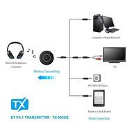 Bluetooth Transmitter and Receiver, Lantoo Bluetooth 4.1 2-in-1 3.5mm Audio Wireless Bluetooth Adapter (aptX ,... N8