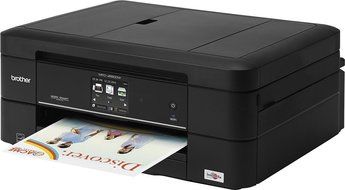 Brother - Work Smart Series MFC-J680DW Wireless All-in-One Printer - Black N3