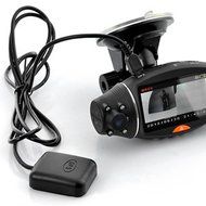 Generic Double Camera Recorder Dashboard Car HD DVR with GPS Logger G-Sensor HD N4