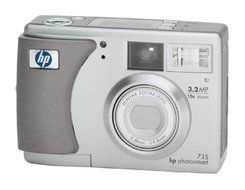 HP PhotoSmart 735 3.2MP Digital Camera with 3x Optical Zoom N3