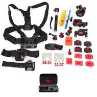 Boblov GitUp GT2 2K 30fps Novatek 96660 1080P HD WiFi Action Outdoor Sports Helmet Action Camera + 38 in1 Monopod... N7
