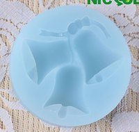 Anyana Christmas Bell Silicone Fondant Mold Cake Decorating Pastry Gum Pastry Tool Kitchen Tool Sugar Paste Baking... N2