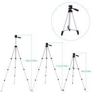 Neewer 53&quot;/135cm Camera Tripod with Universal Tripod Mount Adapter for Gopro Hero1/2/3/3+/4/4Session, Canon Nikon... N8