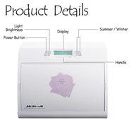 New AMEX Mishell AME-0103WN Cosmetic Cooler Mini Fridge 9.6L N3