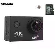 scoodo&reg; Waterproof 30m 12MP 2.0 inch WIFI Ultra-HD 4K Action DV Camcorder Sports Camera with 170 Degree Fish-eye... N2