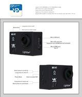 Lightdow [Allwinner V3 + Sony IMX179 + 2.0&quot; LCD + 170&deg; Wide Angle + 2 Batteries] 4K/30FPS &amp; 1080P/60FPS FHD Waterproof... N5