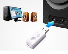 GBSELL USB Wireless Handsfree Bluetooth Audio Music Receiver Adapter for iPhone 4 5 Mp4 N16