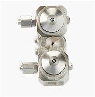 Uuni-WT 1pc Automatic Double Head Paint Spray Gun with Anti-corrosion 316 Stainless Steel Dual Head Air Spray...