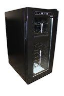 HOMEIMAGE DUAL-ZONE Thermo Electric Wine Cooler for 18 Bottles - HI-18T N2