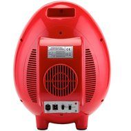 SMAD Personal 6-Can Car Cooler Mini Fridge 4L, Red N5