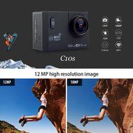 POTO C10 Full HD 1080P WIFI Sports Action Camera 2.0 Inch HD LCD Screen 170 Degrees Wide Angle 60M Waterproof... N6