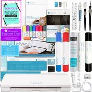 Silhouette Cameo 3 Bluetooth Large Starter Bundle, Full Vinyl Rolls, Guide, Tools, Mats, with Online Class and...