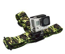 ProGear Camo Adjustable Strap Head Mount With Anti-Slide For GoPro Hero 4/3+/3/2/1 N2