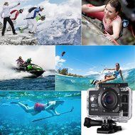 Cymas 2.0Inch Wifi Sports Action Camera Waterproof Full HD 1080P with 170&ordm;Wide-angle Lens N4