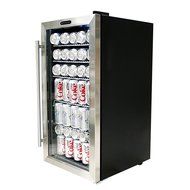 Whynter BR-130SB Beverage Refrigerator with Internal Fan, Stainless Steel N4