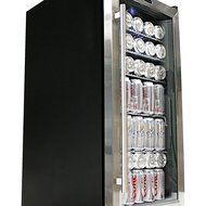 Whynter BR-130SB Beverage Refrigerator with Internal Fan, Stainless Steel N5