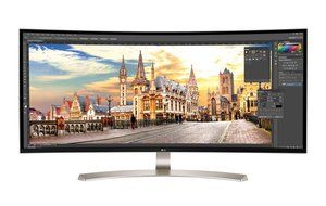 LG 38UC99 38&quot; Class 21:9 UltraWide WQHD+ (3840x1600) IPS Curved LED Monitor ,USB C &amp; 3.0 1ms... N6