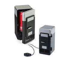 Mini USB LED PC Refrigerator Fridge Beverage Drink Cans Cooler Warmer Black New N2