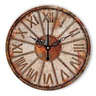 Frozen Silent Decorative Wall Clock Abstract Wall Decoration Clock Watch For Living Room Vintage Home Decor