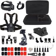 YFY 18-In-1 Basic Outdoor Sports Accessories Kit for GoPro Hero Cameras,SJ Cam, Xiaomi Yi,Sport Acion Camera N2