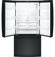 GE GNE25JGKBB French Door Refrigerator with 24.8 cu. ft. Total Capacity, in Black N4