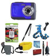 iON Cool-iCam s1000 (Blue) Deluxe Edition Bundle w/ Flexpod, LowePro Case, Floating Strap, 32GB ActionCam Wireless...