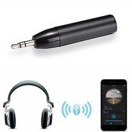 MENCOM Black Audio Aux 3.5mm Bullet Bluetooth V4.1 Wireless Receiver Adapter for Sony Headphones&amp;Car Kits N3
